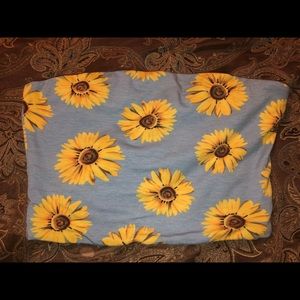 Sunflower Crop Top